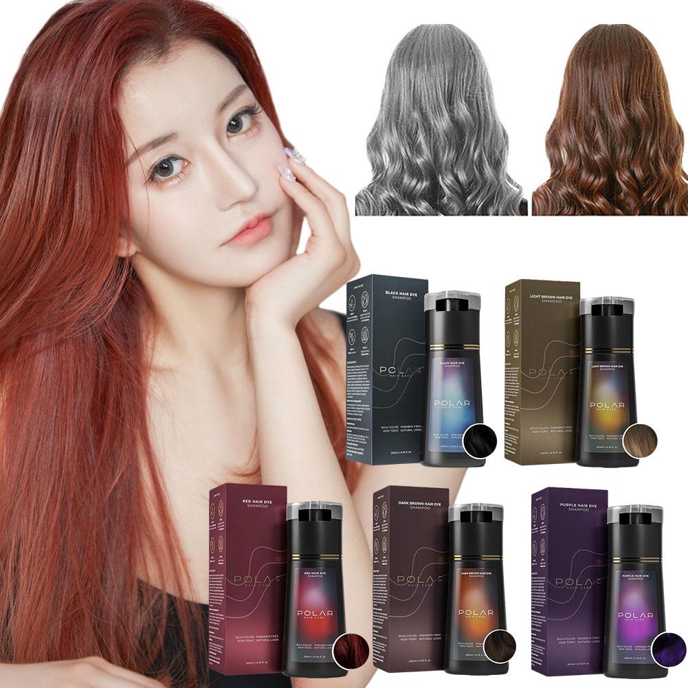 Hair Care Natural Ingredients - Szampon do farbowania włosów, 200 ml,