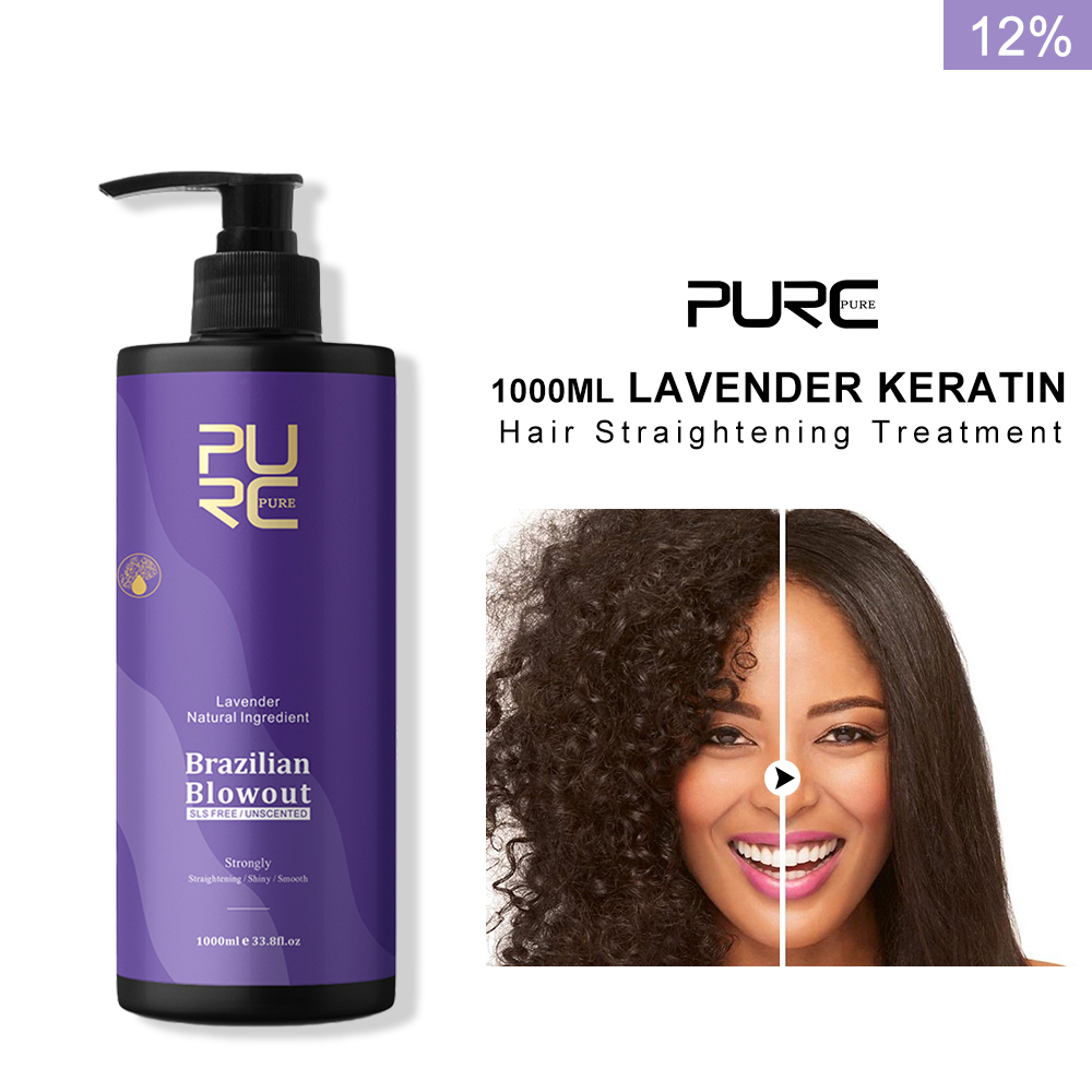 Hair Care Organic - PURC lawenda 12% brazylijska keratyna leczenie